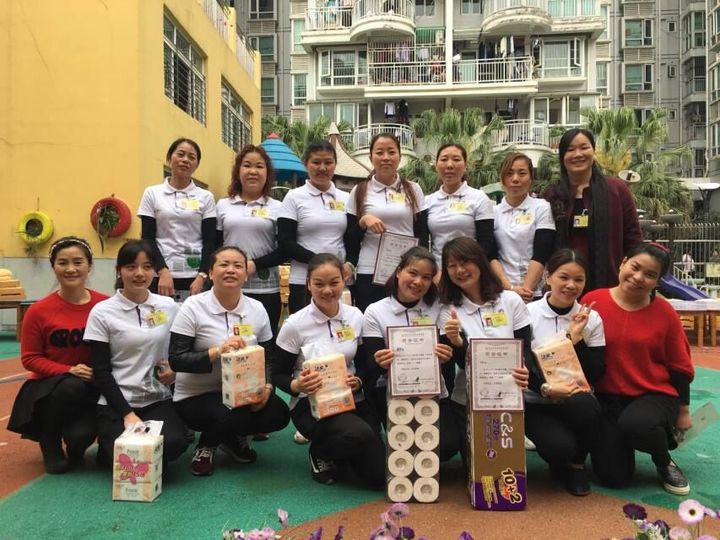 “專業提升，保教同行”興茂幼兒園保育員技能技巧比賽