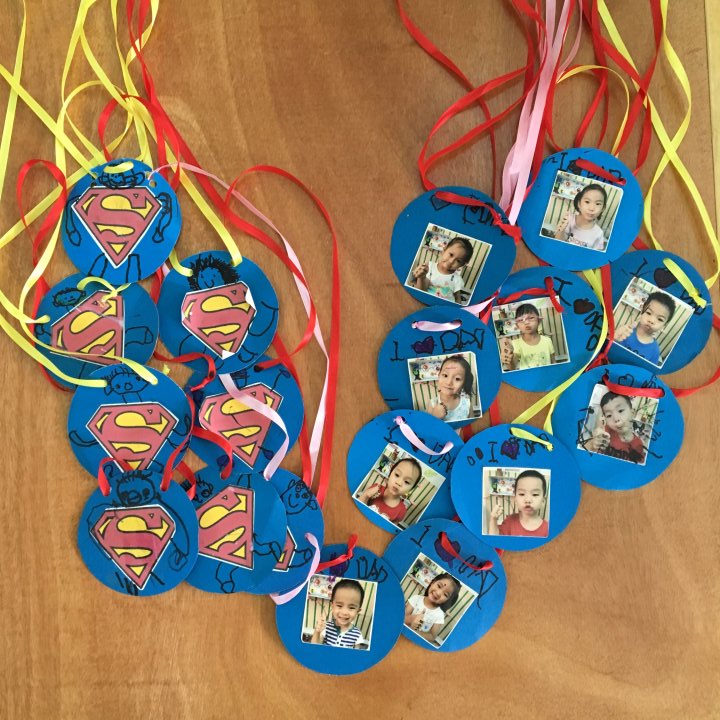 爸爸，你就是我的超級英雄！