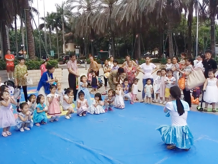 〈萬科城中心〉小貓小貓“喵喵”，寶貝們一起做運動