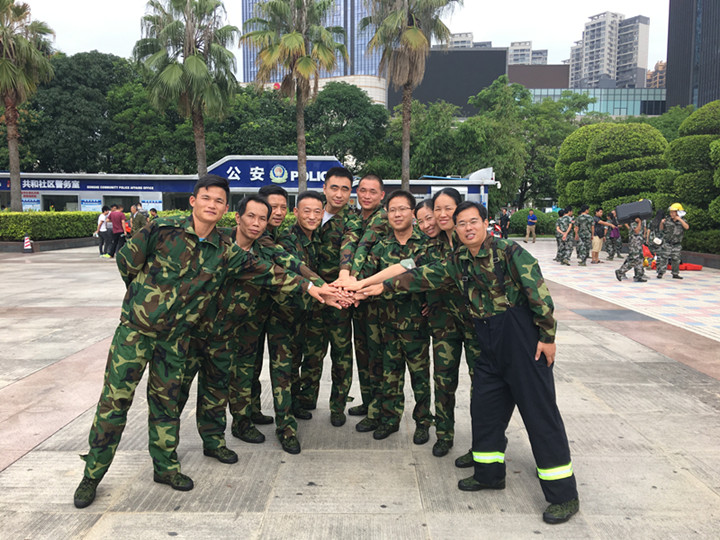 參與消防大比武，意識技術雙提升